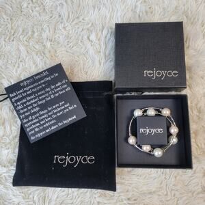 Rejoyce Silver Pearl Bracelet